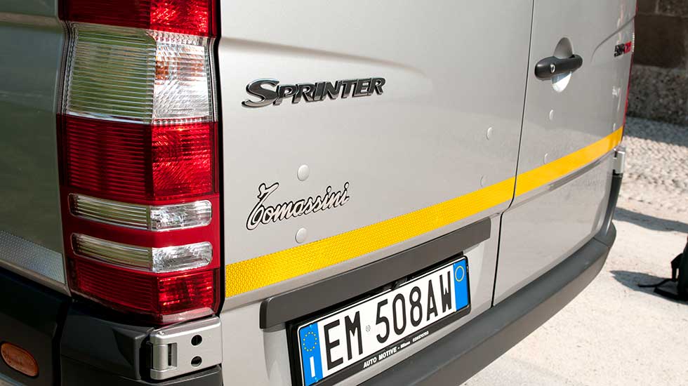 Mercedes Sprinter Luxury 16 posti: particolare