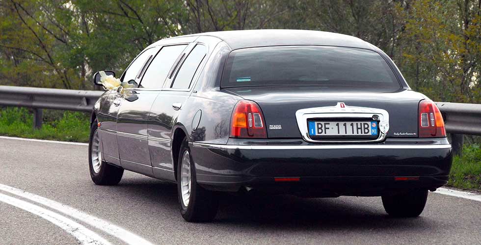 Lincoln Town Limousine: vista posteriore