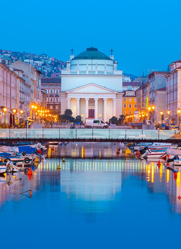 Cosa vedere a Trieste: Canal Grande, Ponte Rosso e Statua di James Joyce