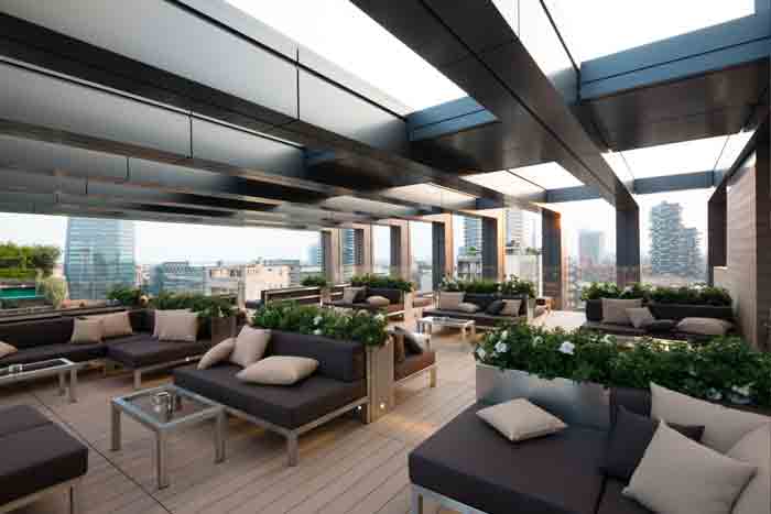 Sky Terrace di Milano dove fare aperitivo: Gare Rooftop Bar
