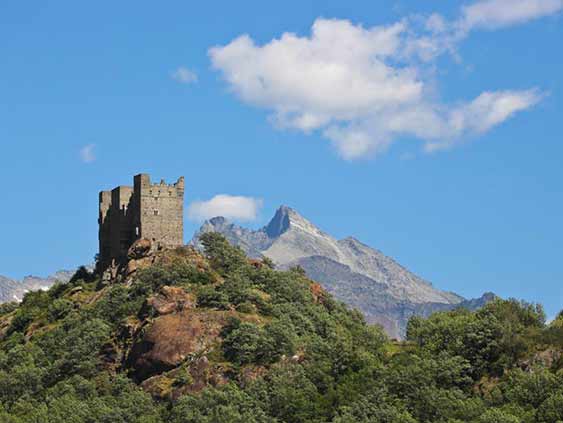 Tour dei castelli della Valle d'Aosta: Castello di Ussel 