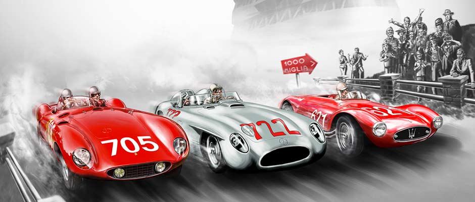 La corsa delle Mille Miglia 2017 35° Edizione