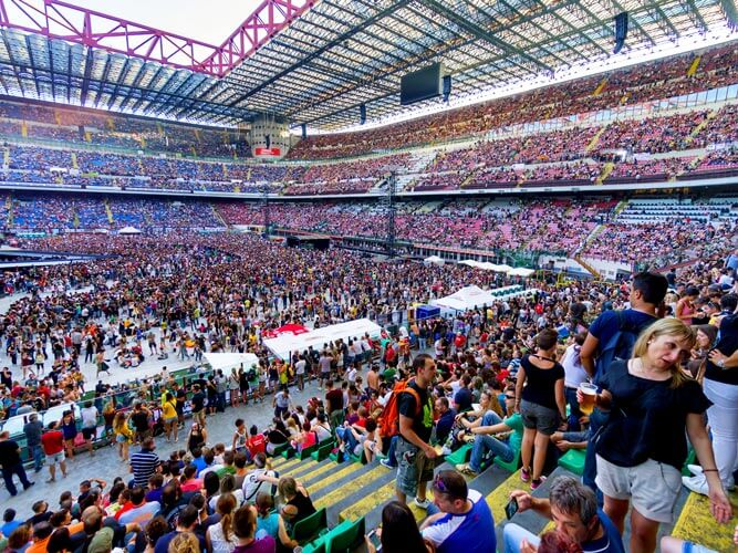 Ncc per concerti e grandi eventi San Siro stadio