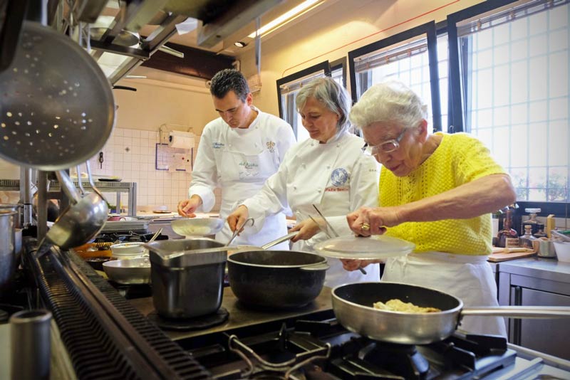 Ristorante "Dal Pescatore" a Canneto Sull'Oglio (Mantova) Chef: Nadia Santini e Giovanni Santini