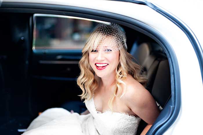 Servizio matrimoni con autista in auto di lusso