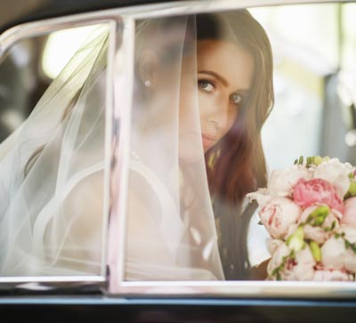 Servizio di noleggio auto di lusso con autista per matrimonio a Milano