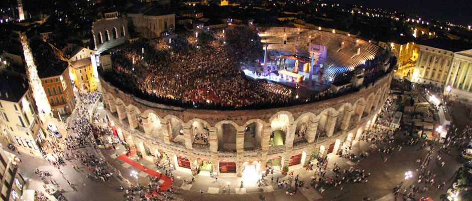 Tour all'Arena di Verona con autista NCC