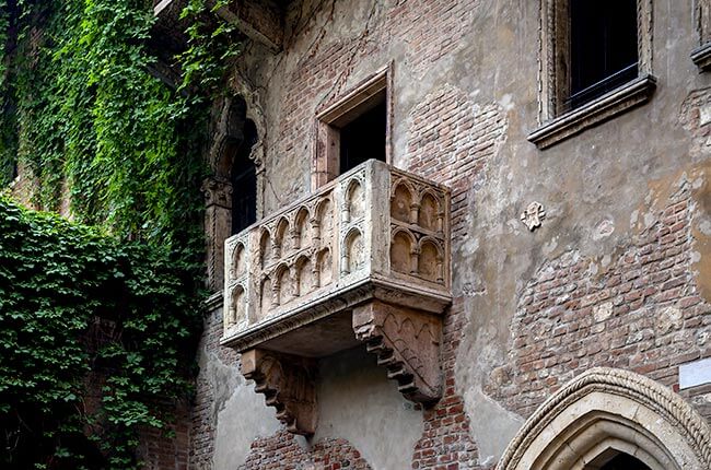 Tour NCC a Verona - Balcone di Romeo & Giulietta