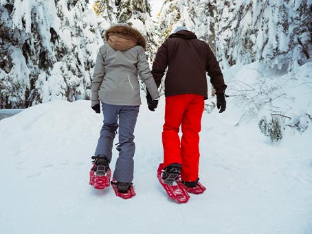 Passeggiate invernali tra la neve delle Dolomiti