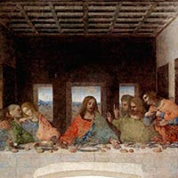 Particolare dell'Ultima Cena di Leonardo Da Vinci