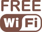 Free wi-fi on board icon