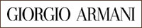 Logo di Giorgio Armani in bianco e nero