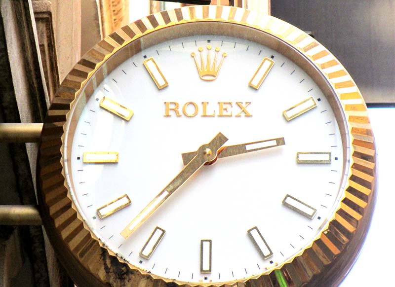 Orologio Rolex di via Montenapoleone